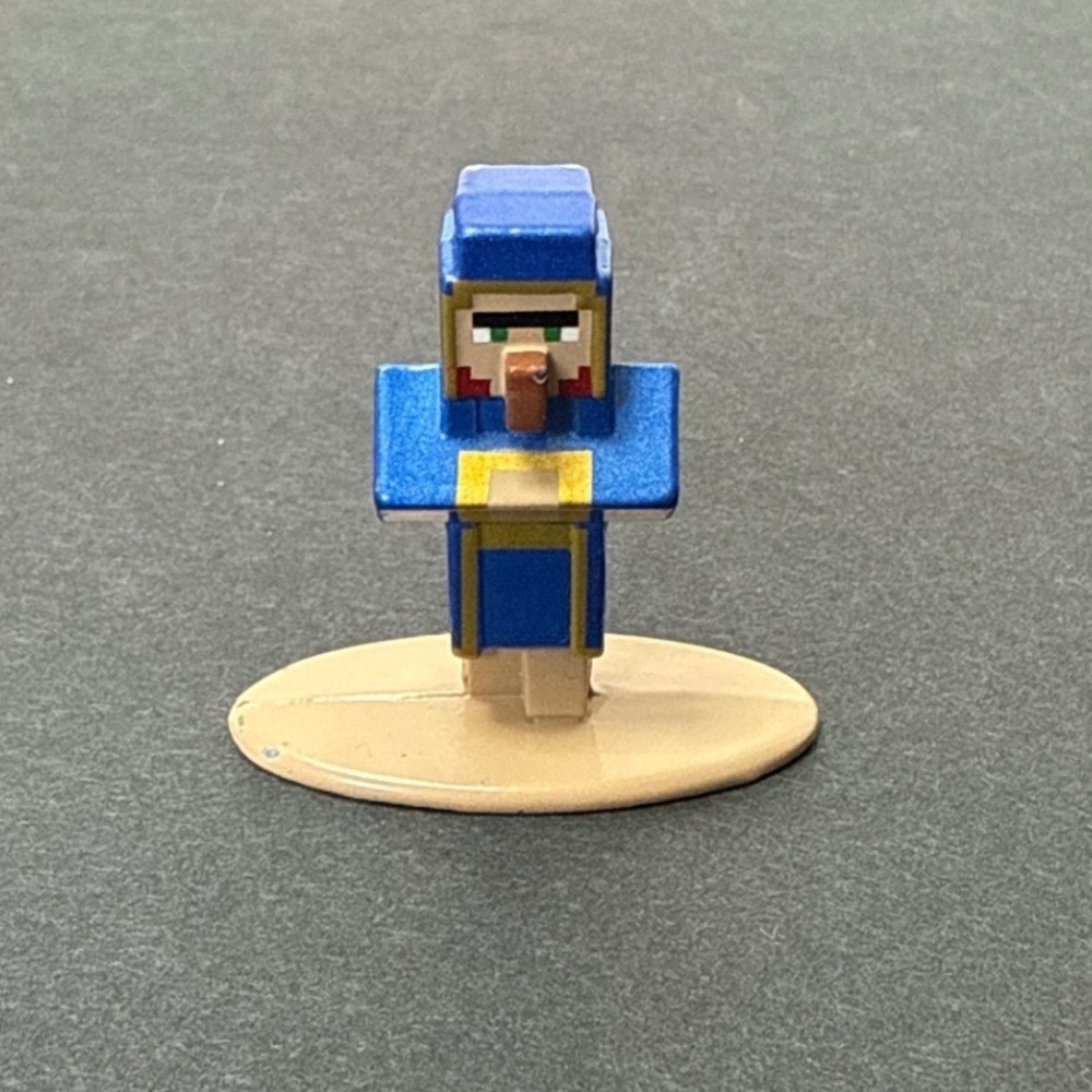 Minecraft Wandering Trader Jada Toys Nano Metalfigs Blue Die-Cast Figure 31430